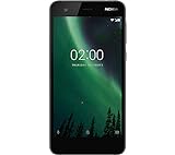 Nokia 2 Single SIM Smartphone - 12,7 cm (5 Zoll) - (8MP Hauptkamera, 5MP Frontkamera, extra lange Akkulaufzeit, robustes Gehäuse, Weckfunktion, Pure Android) schwarz