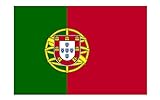 Queenshiny® Europa Länder Nationalflaggen Fahne/Flagge 90 x 150 cm - Portugal